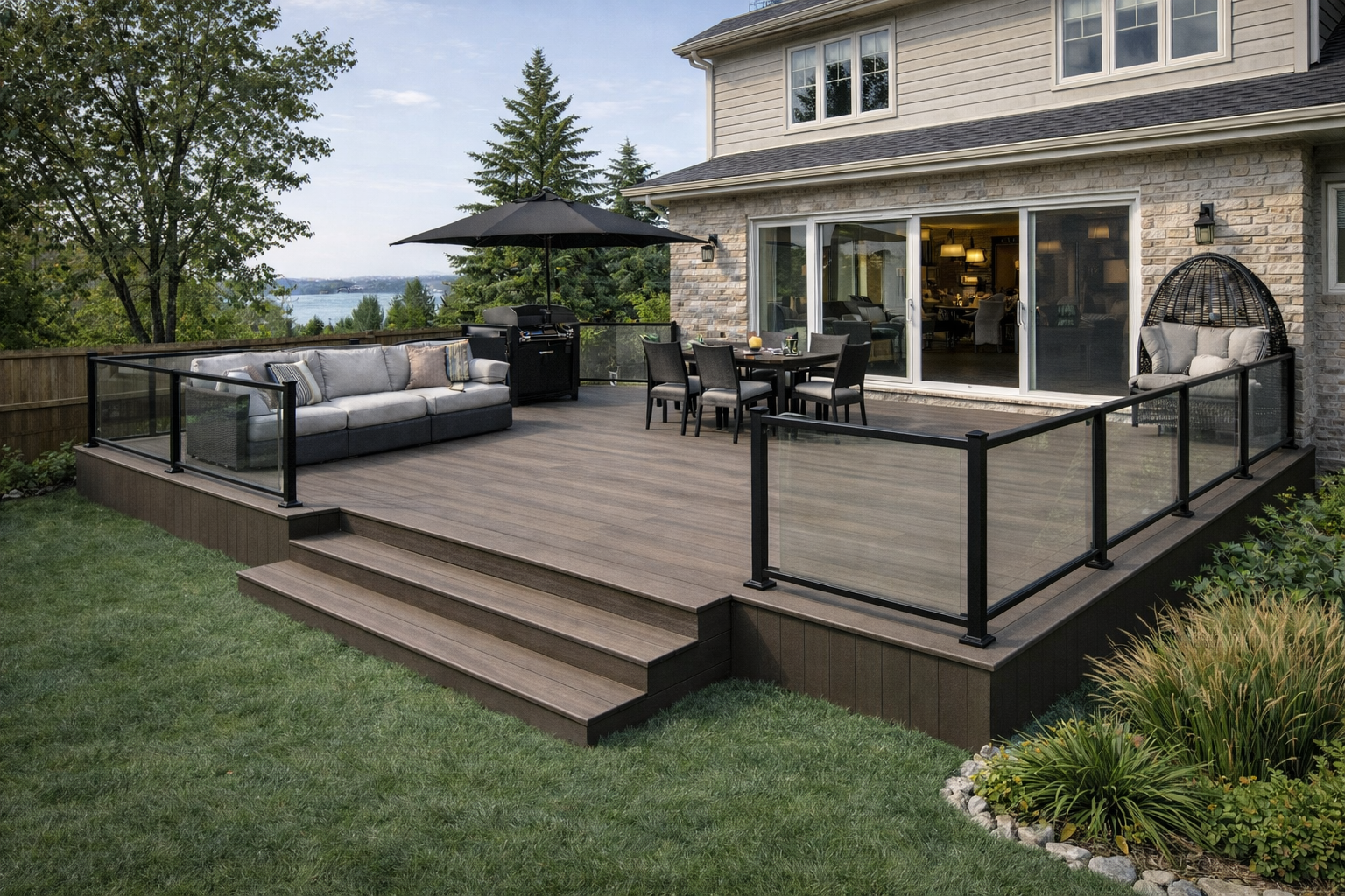 Custom composite deck